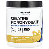 Nutricost, моногідрат креатину, ананас і манго, 300 г (10,7 унції)