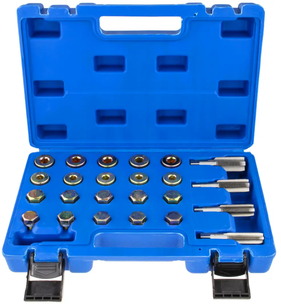 Набір для ремонту різьби зливних пробок 64 од. Silver S10495, фото 1