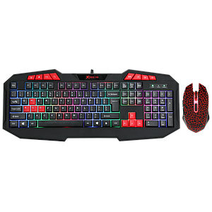 Набір Gaming Combo 2-in1 XTRIKE ME MK - 503 (Keyboard UA/RU/engine / Mouse) black