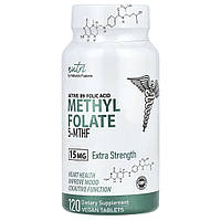Nature's Fusions, Nutri, метилфолат, посилена дія, 15 мг, 120 веганських таблеток
