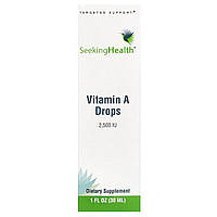 Seeking Health, Вітамін А в краплях, 1500 мкг RAE/краплі, 1 рідка унція (30 мл)