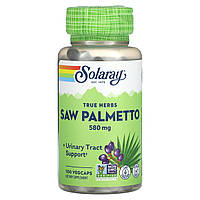 Solaray, True Herbs, пальма, 580 мг, 100 рослинних капсул