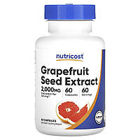Nutricost, екстракт кісточок грейпфрута, 2000 мг, 60 капсул
