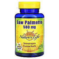Nature's Life, пальма, 580 мг, 100 вегетаріанських капсул