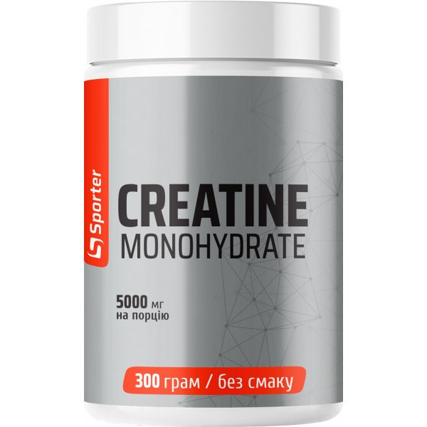 Креатин моногідрат Sporter Creatine Monohydrate 300g
