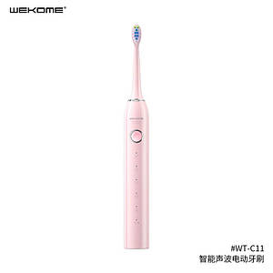 Електрична зубна щітка Smart Sonic Electric Toothbrush WK WT-C11 |5Modes, 100Days Standby, IPX7| pink