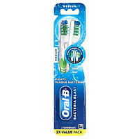 Oral-B, Bacteria Blast Toothbrush, середня, 2 шт