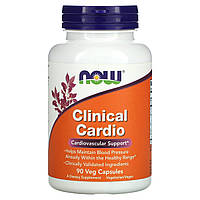 Now Foods, Clinical Cardio, підтримка серцево-судинної системи, 90 рослинних капсул