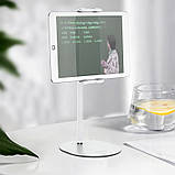 Тримач HOCO для телефонів і планшетів Soaring series metal desktop stand PH31 |4.7-10"| white, фото 4