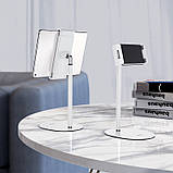 Тримач HOCO для телефонів і планшетів Soaring series metal desktop stand PH31 |4.7-10"| white, фото 5