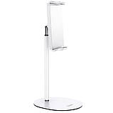 Тримач HOCO для телефонів і планшетів Soaring series metal desktop stand PH31 |4.7-10"| white, фото 7
