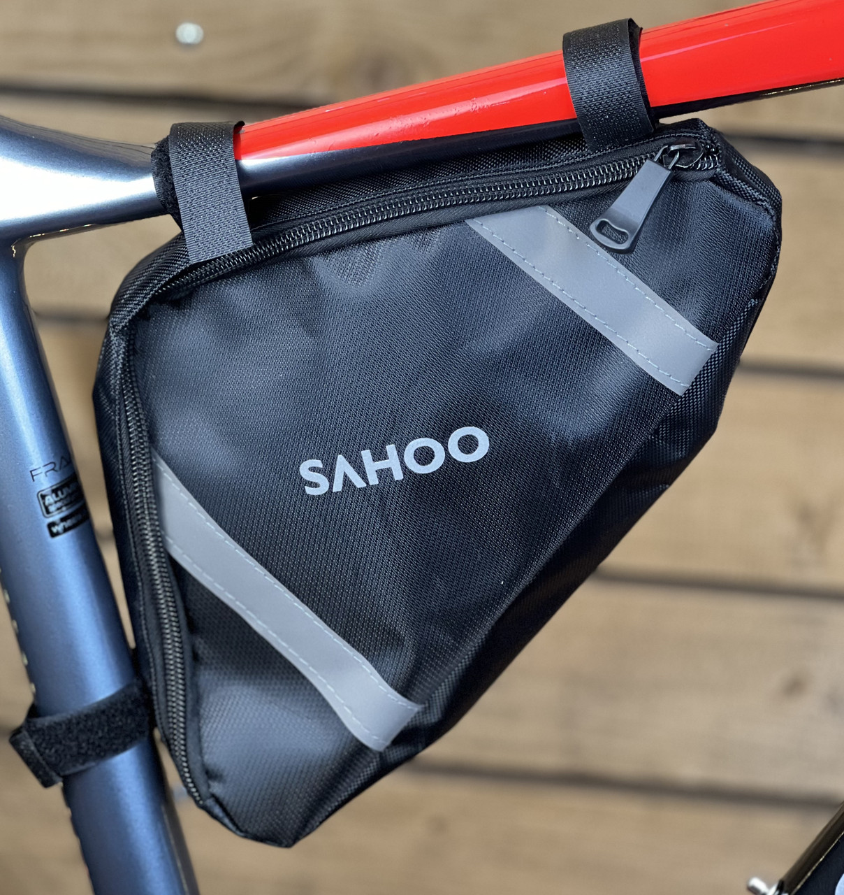 Cумка для велосипеда велосумка на раму Sahoo 12490-SA чорний, фото 1
