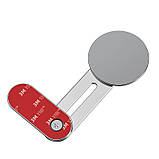 Тримач HOCO Royalty metal magnetic holder PH45 |180°| silver, фото 8