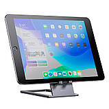 Тримач Baseus Foldable Metal Desktop Holder |6.7-12.9"| grey (LUKP000013), фото 8