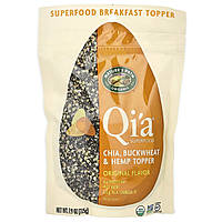 Nature's Path, Organic Qi'a Superfood, чіа, гречка й конопляна посипка, оригінальний смак, 225 г (7,9 унції)