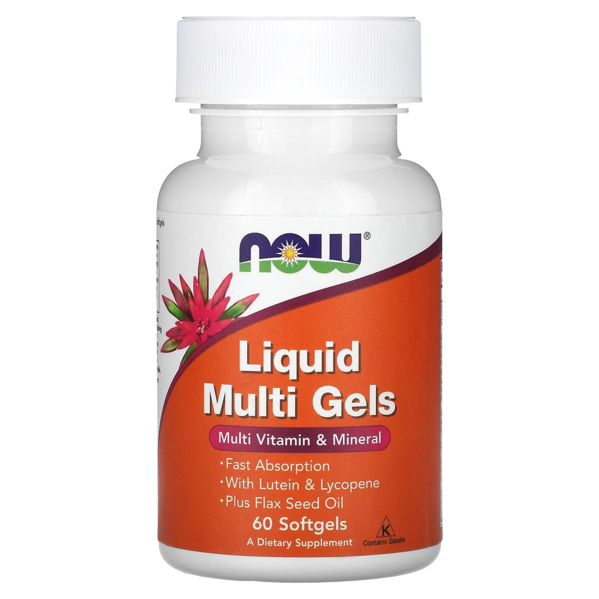 NOW Foods, Liquid MultiGels, 60 капсул