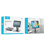Тримач HOCO might metal rotating tablet desktop holder PH52 |7-12.9"| (6931474788979) grey, фото 3