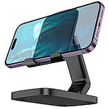 Тримач HOCO Blackfish folding desktop stand HD8 |4.5-7"| (6942007610810) white, фото 7
