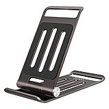 Тримач HOCO Elegant metal folding desktop holder PH49 (6931474771735) black, фото 4