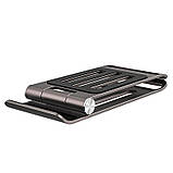Тримач HOCO Elegant metal folding desktop holder PH49 (6931474771735) black, фото 5