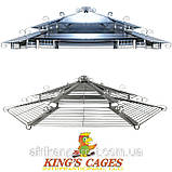 Kings Cages 508 — Вол'єр для великого папуги 132*132*183 см, фото 6