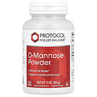 Protocol for Life Balance, D-маноза в порошку, 85 г (3 унції)