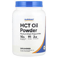 Nutricost, олія з MCT у порошку, без ароматизаторів, 907 г (32,4 унції)