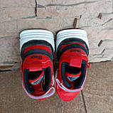 Кросівки червоні зі світловідбивною нашивкою ДШ, фото 5
