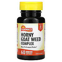 Sundance Vitamins, Horny Goat Weed, комплекс, 60 вегетаріанських капсул