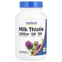Nutricost, розторопша, 1000 мг, 120 капсул
