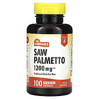Sundance Vitamins, Saw Palmetto, 1200 мг, 100 капсул зі швидким вивільненням