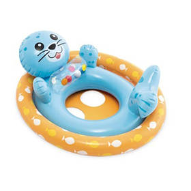 Дитячий круг-плотик "Морський котик" Intex 59570S 76 x 58 см, Toyman