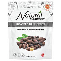 Organic Traditions, Смажене насіння бару, 5,3 унції (150 г)