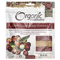Organic Traditions, Порошок ягід каму-каму, 3,5 унції (100 г)