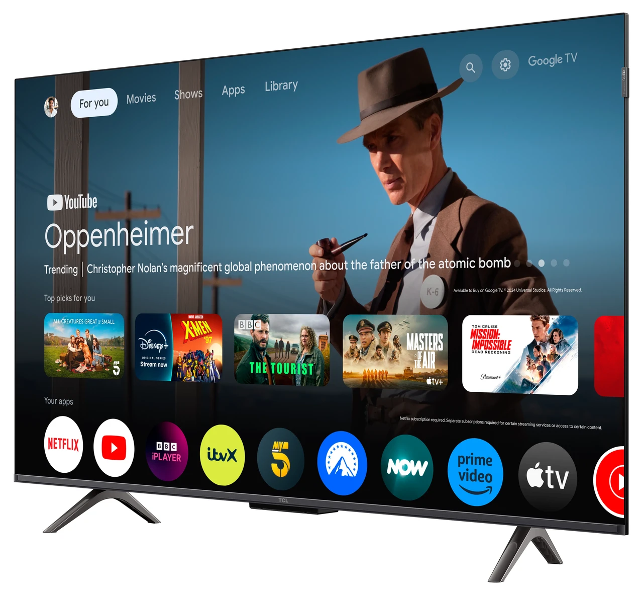Телевізор TCL 43T7B , Гарантія