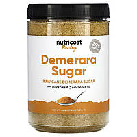 Nutricost, Pantry, цукор демерара, нерафінований підсолоджувач, 1814 г (64,8 унції)