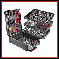 Стандартний набір інструментів для дому у валізі на колесах на 187П. (Універсальний набір для дому)