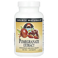 Source Naturals, екстракт граната, 1000 мг, 120 таблеток (500 мг в 1 таблетці)