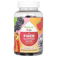 Phytoral, Kids, Fiber Gummies, Mixed Berry, 120 жувальних мармеладок
