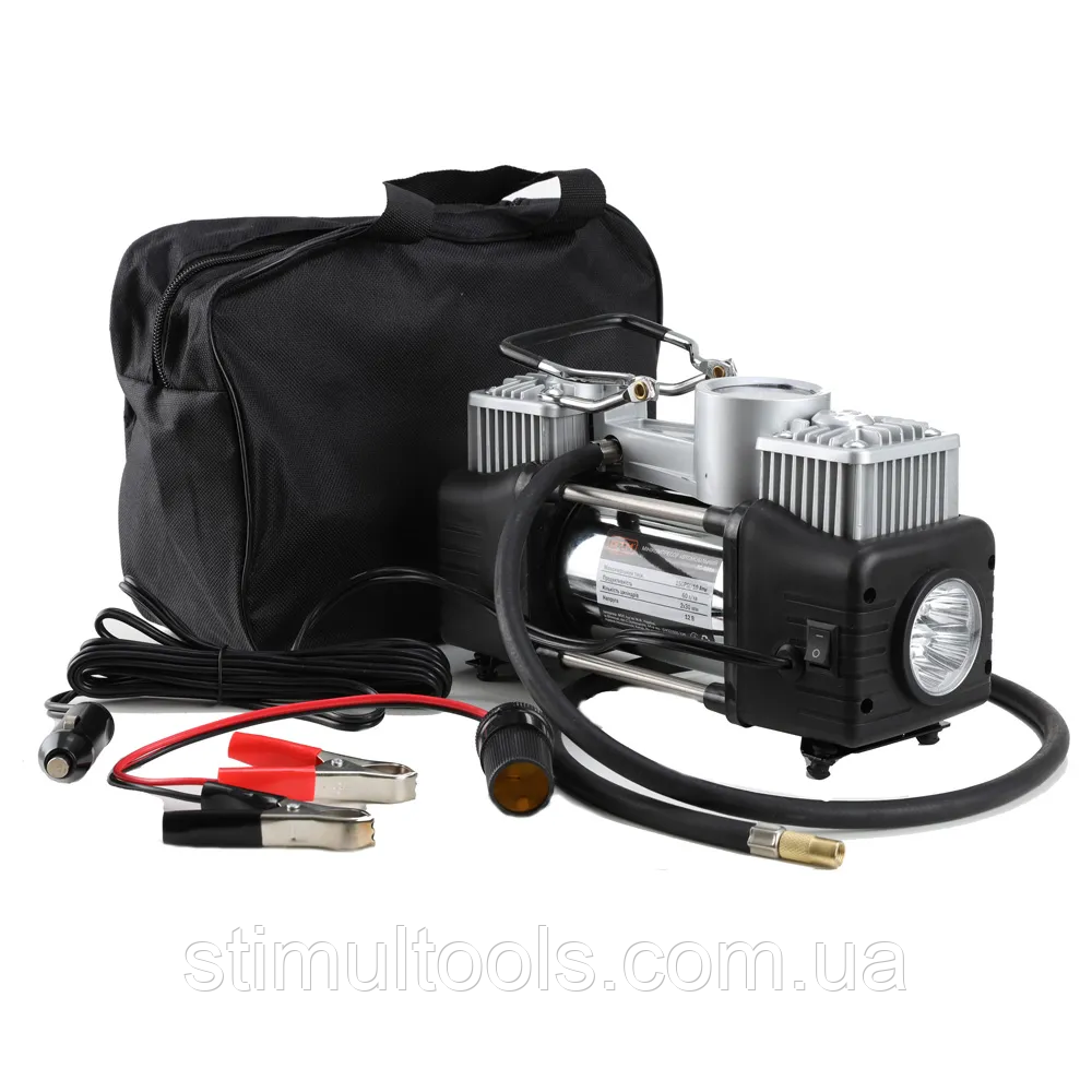 Компресор автомобільний безоливний GTM TC-506A 12В 60 л/хв (TC-506A), фото 1