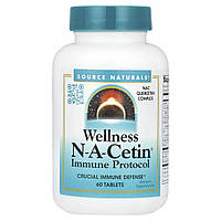 Source Naturals, Wellness NA-Cetin®, 60 таблеток