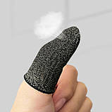 Ігровий рукав для пальців HOCO Phantom Superconducting fiber mobile game finger cots (Fiber) GM4 black, фото 6