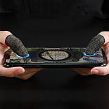 Ігровий рукав для пальців HOCO Phantom Superconducting fiber mobile game finger cots (Fiber) GM4 black, фото 8