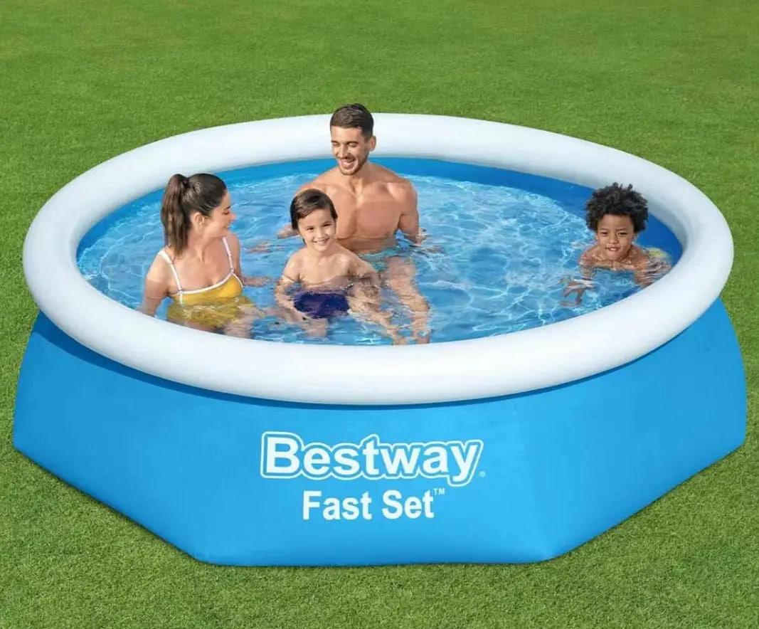 Наливний басейн Bestway 57448 244 см х 61 см, сімейний великий надувний басейн