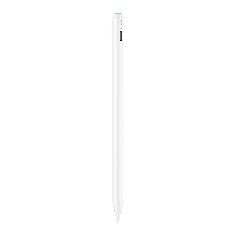 Стилус HOCO Smooth series magnetic rechargeable capacitive pen for Pad GM107 (6931474793942) white