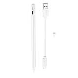Стилус HOCO Smooth series magnetic rechargeable capacitive pen for Pad GM107 (6931474793942) white, фото 3