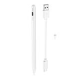 Стилус HOCO Smooth series fast charging capacitive pen for Pad GM108 (6942007600569) white, фото 6