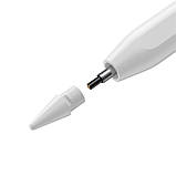Стилус Baseus Smooth Writing Wireless Charging Stylus (Active + Wireless Version) (| white (SXBC020102), фото 5