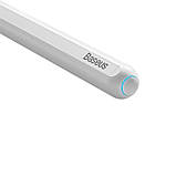 Стилус Baseus Smooth Writing Wireless Charging Stylus (Active + Wireless Version) (| white (SXBC020102), фото 6