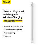 Стилус Baseus Smooth Writing Wireless Charging Stylus (Active + Wireless Version) (| white (SXBC020102), фото 7